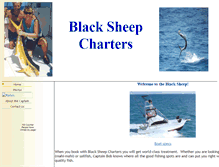 Tablet Screenshot of blacksheepcharters.com